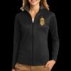 Ladies Vertical Texture Full Zip Jacket Thumbnail