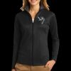 Ladies Vertical Texture Full Zip Jacket Thumbnail