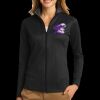 Ladies Vertical Texture Full Zip Jacket Thumbnail