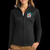 Ladies Vertical Texture Full Zip Jacket Thumbnail
