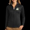 Ladies Vertical Texture Full Zip Jacket Thumbnail
