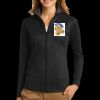 Ladies Vertical Texture Full Zip Jacket Thumbnail