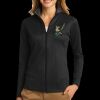 Ladies Vertical Texture Full Zip Jacket Thumbnail