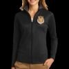 Ladies Vertical Texture Full Zip Jacket Thumbnail