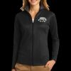 Ladies Vertical Texture Full Zip Jacket Thumbnail