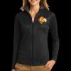 Ladies Vertical Texture Full Zip Jacket Thumbnail