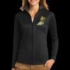 Ladies Vertical Texture Full Zip Jacket Thumbnail