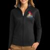 Ladies Vertical Texture Full Zip Jacket Thumbnail