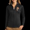 Ladies Vertical Texture Full Zip Jacket Thumbnail