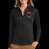 Ladies Vertical Texture Full Zip Jacket Thumbnail