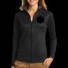 Ladies Vertical Texture Full Zip Jacket Thumbnail