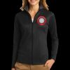 Ladies Vertical Texture Full Zip Jacket Thumbnail