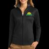 Ladies Vertical Texture Full Zip Jacket Thumbnail