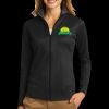 Ladies Vertical Texture Full Zip Jacket Thumbnail