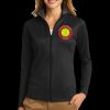 Ladies Vertical Texture Full Zip Jacket Thumbnail
