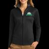 Ladies Vertical Texture Full Zip Jacket Thumbnail