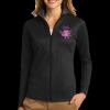 Ladies Vertical Texture Full Zip Jacket Thumbnail