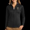 Ladies Vertical Texture Full Zip Jacket Thumbnail
