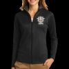 Ladies Vertical Texture Full Zip Jacket Thumbnail