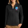 Ladies Vertical Texture Full Zip Jacket Thumbnail
