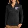 Ladies Vertical Texture Full Zip Jacket Thumbnail