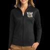 Ladies Vertical Texture Full Zip Jacket Thumbnail