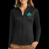 Ladies Vertical Texture Full Zip Jacket Thumbnail