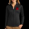 Ladies Vertical Texture Full Zip Jacket Thumbnail