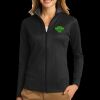 Ladies Vertical Texture Full Zip Jacket Thumbnail
