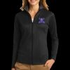 Ladies Vertical Texture Full Zip Jacket Thumbnail