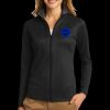 Ladies Vertical Texture Full Zip Jacket Thumbnail