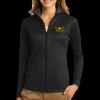 Ladies Vertical Texture Full Zip Jacket Thumbnail