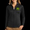 Ladies Vertical Texture Full Zip Jacket Thumbnail