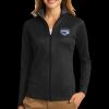 Ladies Vertical Texture Full Zip Jacket Thumbnail