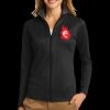 Ladies Vertical Texture Full Zip Jacket Thumbnail