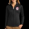 Ladies Vertical Texture Full Zip Jacket Thumbnail