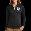 Ladies Vertical Texture Full Zip Jacket Thumbnail