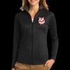 Ladies Vertical Texture Full Zip Jacket Thumbnail