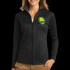 Ladies Vertical Texture Full Zip Jacket Thumbnail