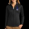 Ladies Vertical Texture Full Zip Jacket Thumbnail