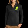 Ladies Vertical Texture Full Zip Jacket Thumbnail