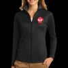 Ladies Vertical Texture Full Zip Jacket Thumbnail