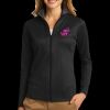 Ladies Vertical Texture Full Zip Jacket Thumbnail