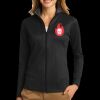 Ladies Vertical Texture Full Zip Jacket Thumbnail