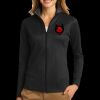 Ladies Vertical Texture Full Zip Jacket Thumbnail