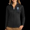 Ladies Vertical Texture Full Zip Jacket Thumbnail