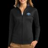 Ladies Vertical Texture Full Zip Jacket Thumbnail