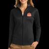Ladies Vertical Texture Full Zip Jacket Thumbnail