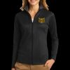 Ladies Vertical Texture Full Zip Jacket Thumbnail