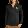 Ladies Vertical Texture Full Zip Jacket Thumbnail
